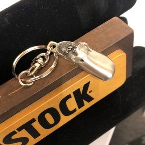 New Birkenstock silver Boston Key Chain
